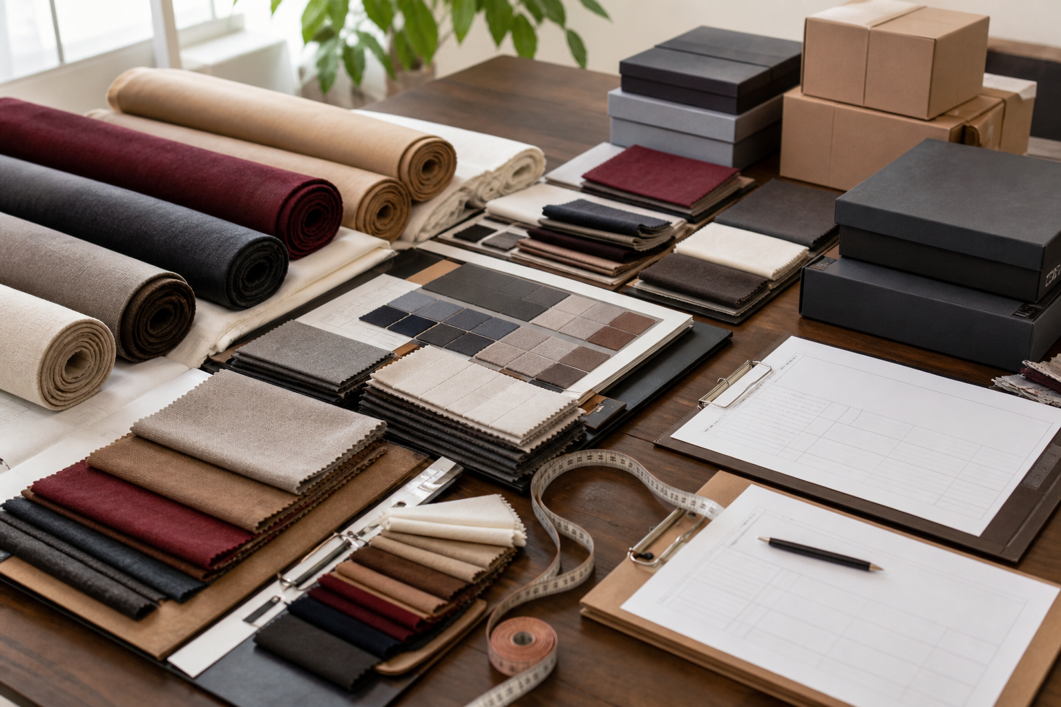 Premium textile wholesale studio in Hong Kong